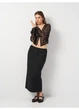 Топ H&M XS Черный 1095318_круж_08 - изображение 2