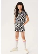 Шорты H&M 152 Черно-белый 1044840-шахм.дос_02 - изображение 1