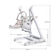 Стільчик для годування + гойдалка Caretero Indigo Black Grey TERO-7650 (5908310397153) - зображення 20