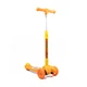 Самокат детский трехколесный складной iTrike Maxi JR 3-060-11-OR с подсветкой колес Оранжевый - изображение 5
