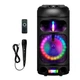 Портативна Bluetooth колонка Kimiso QS-A880 RGB валіза з караоке 20W Black (3_05038) - зображення 2