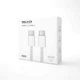 Кабель USB WALKER C860 Type-C to Type-C 60W white - изображение 2