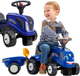 Трактор-каталка Falk Baby New Holland Tractor із причепом та аксесуарами Синій (3016200028031) - зображення 2