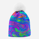 Czapka damska beanie Mr. Gugu & Miss Go Acid WB21WH S Fioletowa (5903845386498) - obraz 1