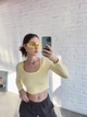 Женский топ Staff hap light yellow S - изображение 2