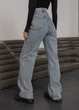 Женские джинсы широкие джинсовые штаны Staff blue gray wide leg 38 (259098) - изображение 6