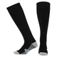 Гетри футбольні дитячі Zelart 624 розмір 28-33 Black-Grey - зображення 1