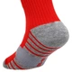 Гетры футбольные детские Zelart 624 размер 28-33 Red-Grey - изображение 4