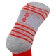 Гетры футбольные детские Zelart 624 размер 28-33 Red-Grey - изображение 6