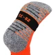 Гетри футбольні дитячі Zelart 661 розмір 28-33 Orange-Grey - зображення 4