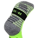 Гетры футбольные детские Zelart 661 размер 28-33 Neon Green-Grey - изображение 6