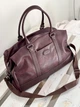 Дорожня сумка з екошкіри David Jones CM 3258 - фіолетовий - зображення 2