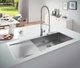 Мийка для кухні з нержавіючої сталі Grohe K1000 (31582SD1) - зображення 2