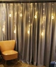 Світлодіодна гірлянда бахрома Кульки в кулях, 10 LED, 2,5х0,8 м, IP44, Теплий білий - зображення 8