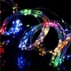 Світлодіодна гірлянда Кінський хвіст Роса на ялинку, 200 LED, від USB, 10 ниток по 2м, Мультиколор - зображення 9