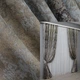 Комплект готовых штор VR-Textil Мрамор Al-7 № 1462ш Серый с венге и бежевым 150х290 см 2 шт (33-0324) - изображение 1
