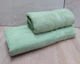 Набор турецких махровых полотенец Ada Turkey 50х90+70х140 Light Green - изображение 3