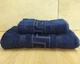 Набор турецких бамбуковых махровых полотенец Cestepe 50х90+70х140 Bamboo Grek Dark blue - изображение 1