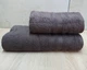 Набор турецких махровых полотенец Ada Turkey 50х90+70х140 Brown - изображение 1