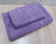 Набор турецких махровых полотенец Ada Turkey 50х90+70х140 Violet - изображение 2