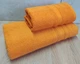 Набор турецких махровых полотенец Ada Turkey 50х90+70х140 Orange - изображение 3