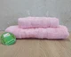 Набор турецких бамбуковых махровых полотенец Cestepe 50х90+70х140 Bamboo Cicek Pink - изображение 1