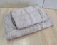 Набор турецких бамбуковых махровых полотенец Cestepe 50х90+70х140 Bamboo Aymira Dark Bej - изображение 3