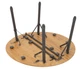 Стол Bo-Camp Poundbury Round 90x90 cm Brown (1404656) (DAS302111) - изображение 7