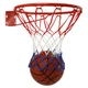 Сітка баскетбольна SPALDING 8279SPCN ALL WEATHER (поліестер, колір червоно-білий-синій, в компл. 1шт, вага 150г) - зображення 2