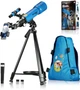 Телескоп Bresser Junior 70/400 Blue з адаптером для смартфона + рюкзак (8850610WX) (930857) - зображення 1