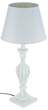 Lampka stołowa Atmosphera Patine Blanc z abażurem 55 cm White (3560239419969) - obraz 1