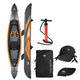 Каяк AQUA MARINA TOMAHAWK Air-K 12'4 - надувной быстроходный одноместный каяк - изображение 1