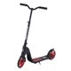 Самокат двухколесный "Best Scooter", c PU колесами, широким велосипедным рулем, новым зажимом руля. Black and Red (98442) - изображение 1