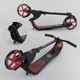 Самокат двухколесный "Best Scooter", c PU колесами, широким велосипедным рулем, новым зажимом руля. Black and Red (98442) - изображение 3