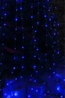 Світлодіодна гірлянда Кінський хвіст Роса на ялинку, 200 LED, від USB, 10 ниток по 2м, Синій - зображення 4