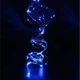 Світлодіодна гірлянда Кінський хвіст Роса на ялинку, 200 LED, від USB, 10 ниток по 2м, Синій - зображення 6