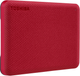 Dysk twardy Toshiba Canvio Advance 1TB 2.5" USB 3.2 Red (4260557511282) - obraz 1