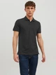 Поло длинное мужское Jack & Jones 12136516 S Black (5713736499714) - изображение 1