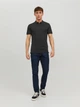 Поло длинное мужское Jack & Jones 12136516 S Black (5713736499714) - изображение 3