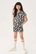 Подростковые шорты на резинке для девочки H&M 061044840 158 см Бежевые/Черные (6666000324498) - изображение 2