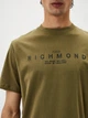 Футболка John Richmond HMP24047TS M (110383M) Хаки - изображение 4