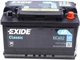 Аккумуляторная батарея Exide Classic 65 А/час 540 A 278 x 175 x 175 мм (-/+) B13 (EC652) - изображение 1