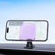 Автотримач Hoco H43 Crystal ring magnetic (center console) Romantic purple - изображение 3