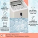 Льдогенератор Klarstein Albaron Bullet Ice 12 кг / 24 ч 1,5 л (10040345) - изображение 2