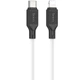 Дата-кабель Hoco X90 Cool silicone Type-C to Lightning 20W (1 м) White - зображення 5