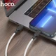 Дата-кабель Hoco X90 Cool silicone Type-C to Lightning 20W (1 м) White - зображення 3
