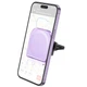Автотримач Hoco H42 Crystal ring magnetic (air outlet) Romantic purple - изображение 1