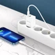 Сетевое зарядное устройство Borofone BA69A USB-A (QC3.0) USB-C (PD3.0) + кабель USB-C/Lightning White (BA69ACLW) - изображение 7