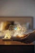 Светильник ночник на деревянной основе с LED подсветкою и USB выходом 3D карта Украины с цветами 18х13 см - изображение 4