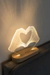 Деревянный 3D ночник светильник с LED подсветкой и сенсором на аккумуляторе - изображение 3